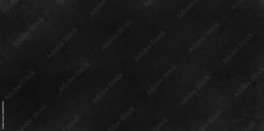 Fototapeta premium Old wall stone for dark black distressed grunge rough concrete wall background wallpaper. Abstract black stone wall texture grunge rock surface. dark gray background backdrop. wide panoramic banner.