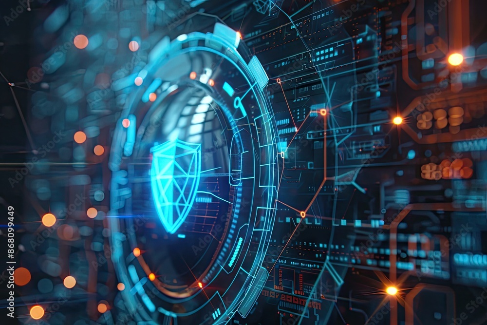 Fototapeta premium cyber security