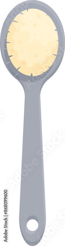 Grey scalp massage brush stimulating hair growth, promoting healthy hair and scalp