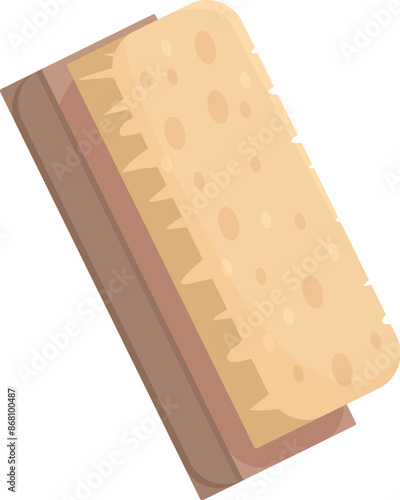 Clothes brush cleaning removing dust and lint from fabric