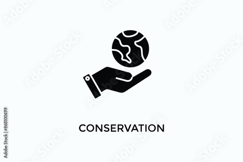 Conservation Vector Icon Or Logo Illustration