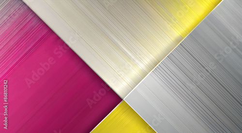 abstract triangle on diagonal colorful background with copy space,margenta,yellow,puple,pink,gray,pastel,triangle,diagonal,sleek lines