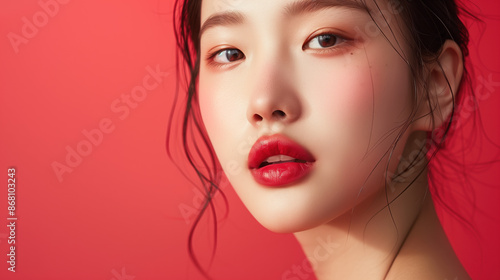 Wallpaper Mural Luminous Korean Beauty Highlighted by Radiant Skin from Acerola Extract Torontodigital.ca