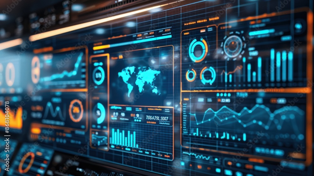 Business data dashboards provide statistical data and intelligence. financial system growth Business data dashboards provide statistical data and intelligence. financial system growth