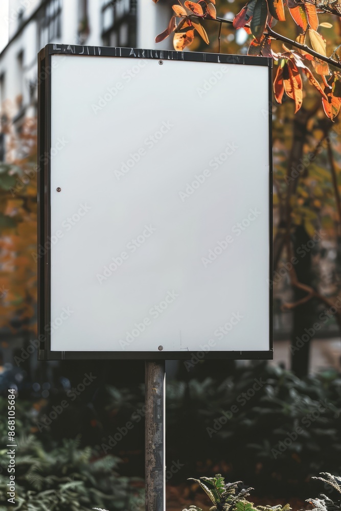 White Paper Sign for Advertising Mockups White Paper Sign for Advertising Mockups