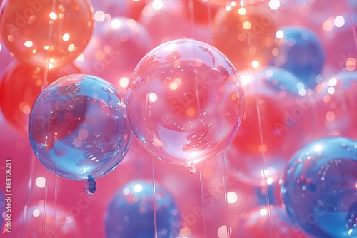 colorful balloons background