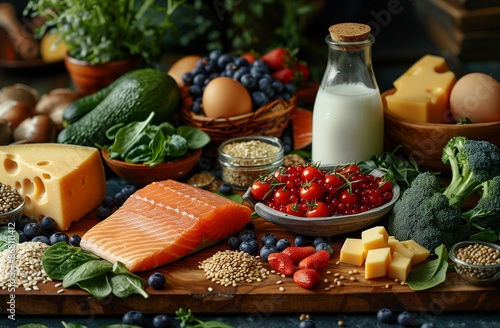 mixed veggies and milk