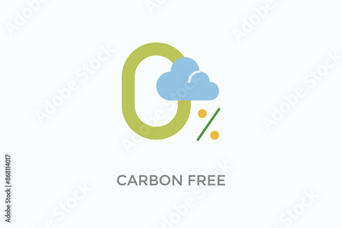 Carbon Free Vector Icon Or Logo Illustration