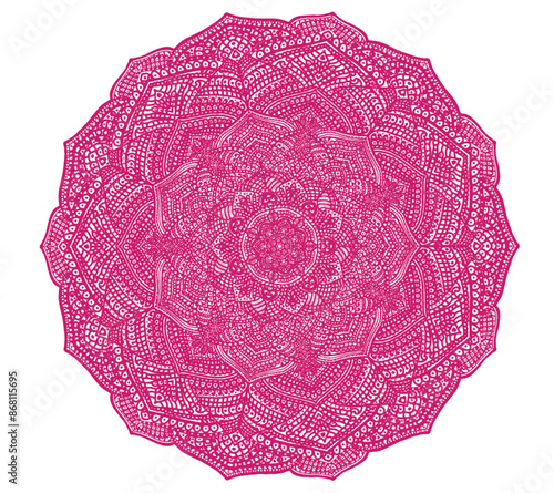 Signs and symbols. Circle pattern lotus or flower mandala art design. beauty, fashion, geometry.