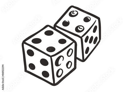 One-Line Dice: Chance and Risk in Investment