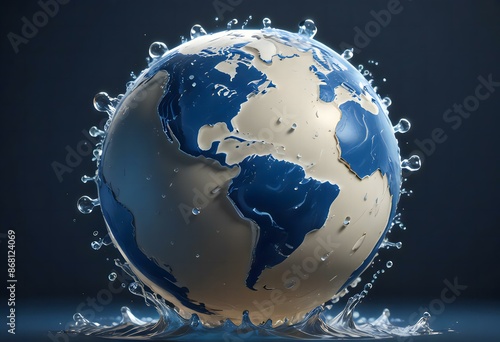 3d model earth,3D globe,3D earth model photography