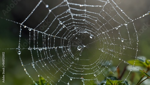 A poem inspired by the delicate beauty of a dew-covered spider's web seen through a dew-covered spider's web seen through a dew-covered spider's weB ai_generated