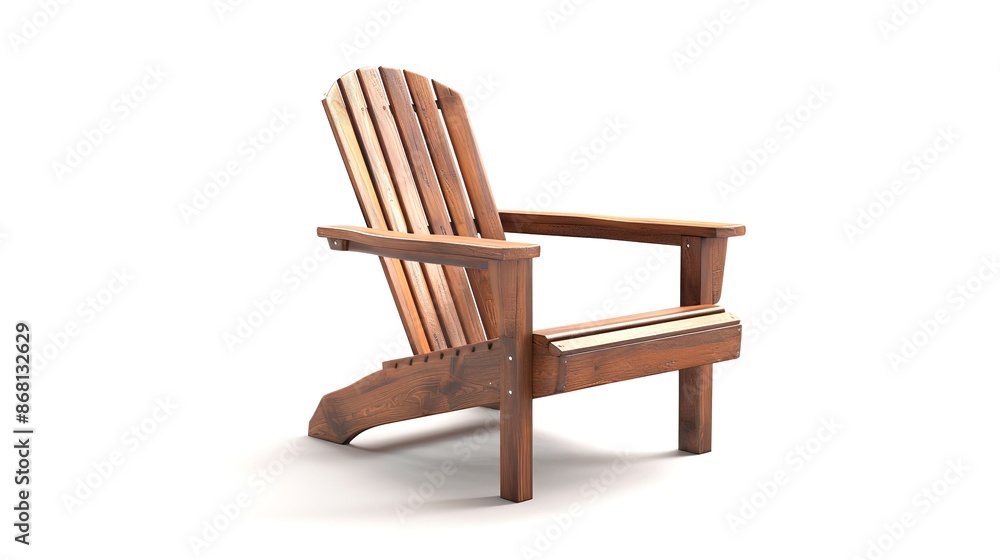 Adirondack Chair Wooden On White Background: Generative Art
Adirondack Chair Wooden On White Background: Generative Art