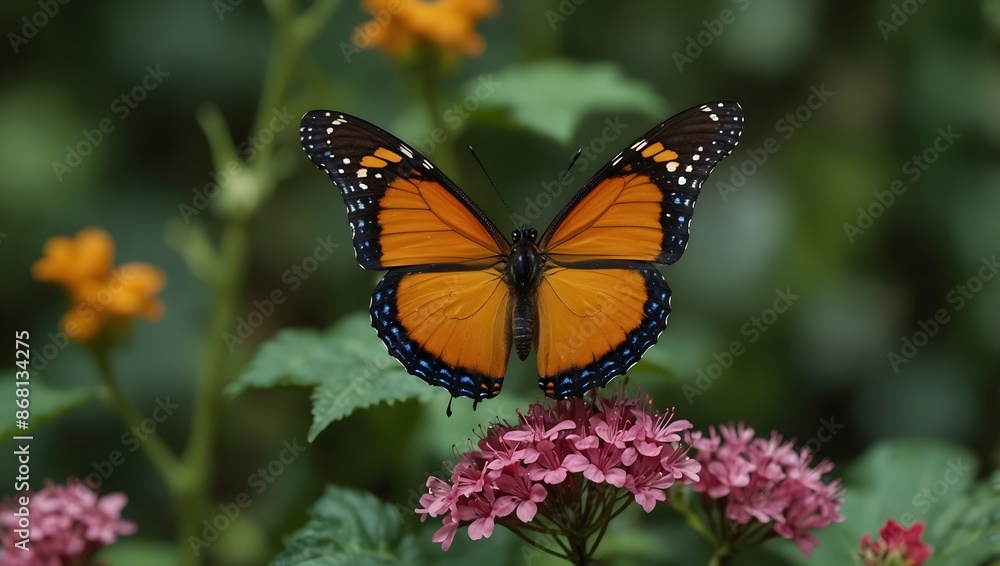 Fototapeta premium A world where butterflies hold the secrets to unlocking nature's mysteries ai_generated