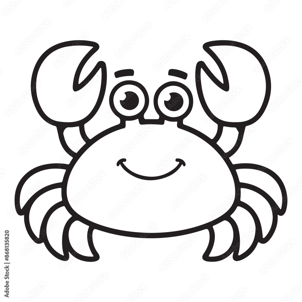 line art of a crab line art of a crab