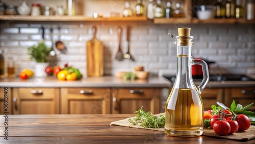 Vinegar pourer dispenser glass bottle for kitchen cooking, vinegar, pourer, dispenser, glass bottle photo