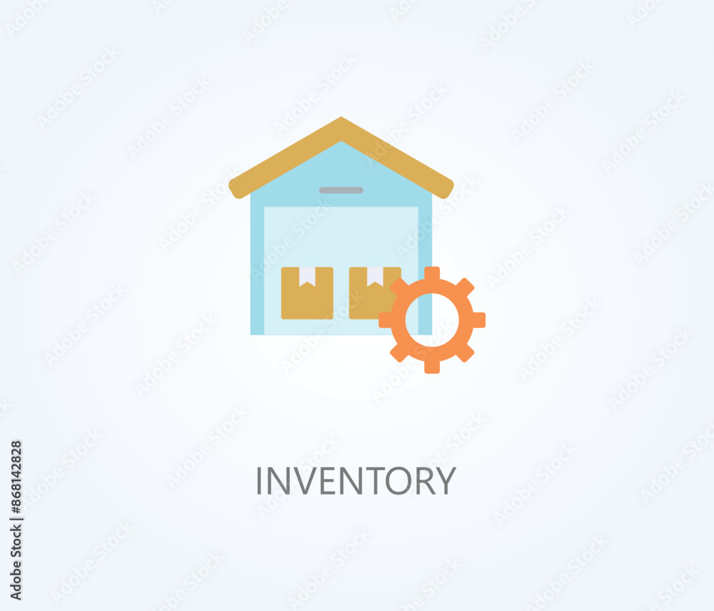 Inventory Vector, Icon Or Logo Sign Symbol Illustration Inventory Vector, Icon Or Logo Sign Symbol Illustration