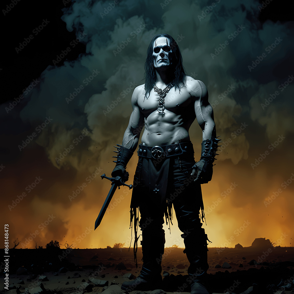 Fototapeta premium Black Metal