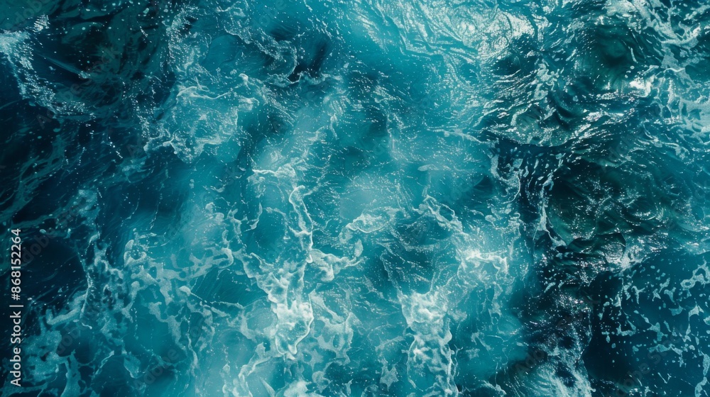 Obraz premium Surface clear water overlay top view background illustration generated by ai