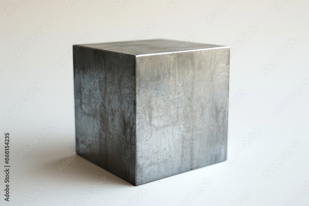 Metal cube on a white background Metal cube on a white background Metal cube on a white background Metal cube on a white background