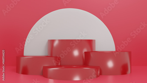 red podium