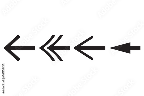 Arrow icon set. Arrow symbol. Arrow sign for your web design.
