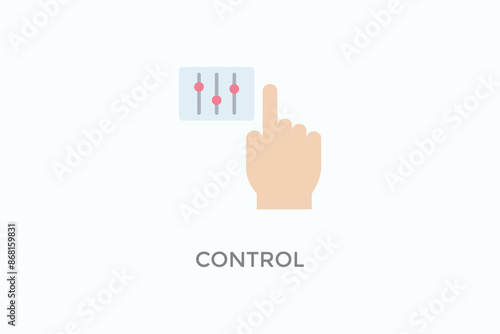Control Vector Icon Or Logo Illustration
