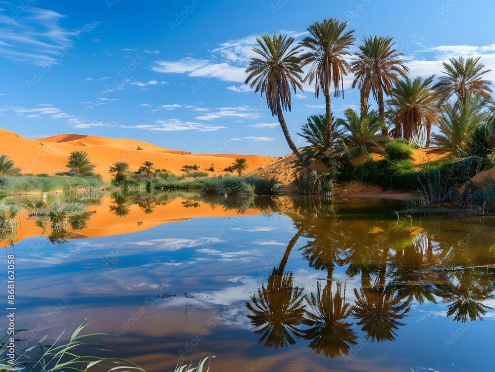 Discover the magic of desert mirage wallpapers., clean background, Photo stock style, clean background, no copyrighted logo, no letters Discover the magic of desert mirage wallpapers., clean background, Photo stock style, clean background, no copyrighted logo, no letters