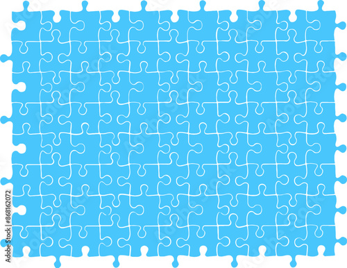 blue puzzle background