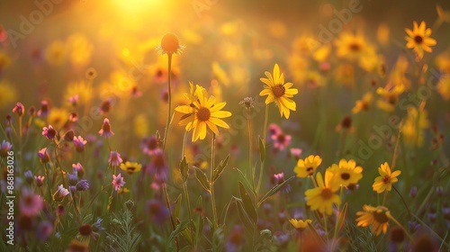 Field of Blooming Yellow Flowers © Kopgz-41