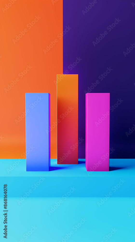Colored bar chart Colored bar chart