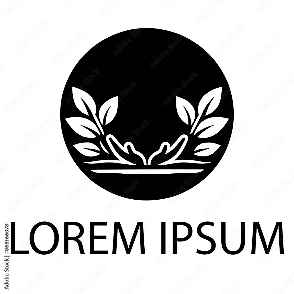 A black spa logo on white simple background A black spa logo on white simple background