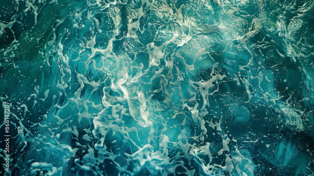 Surface clear water overlay top view background illustration generated by ai Surface clear water overlay top view background illustration generated by ai