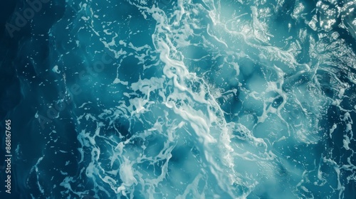 Surface clear water overlay top view background illustration generated by ai