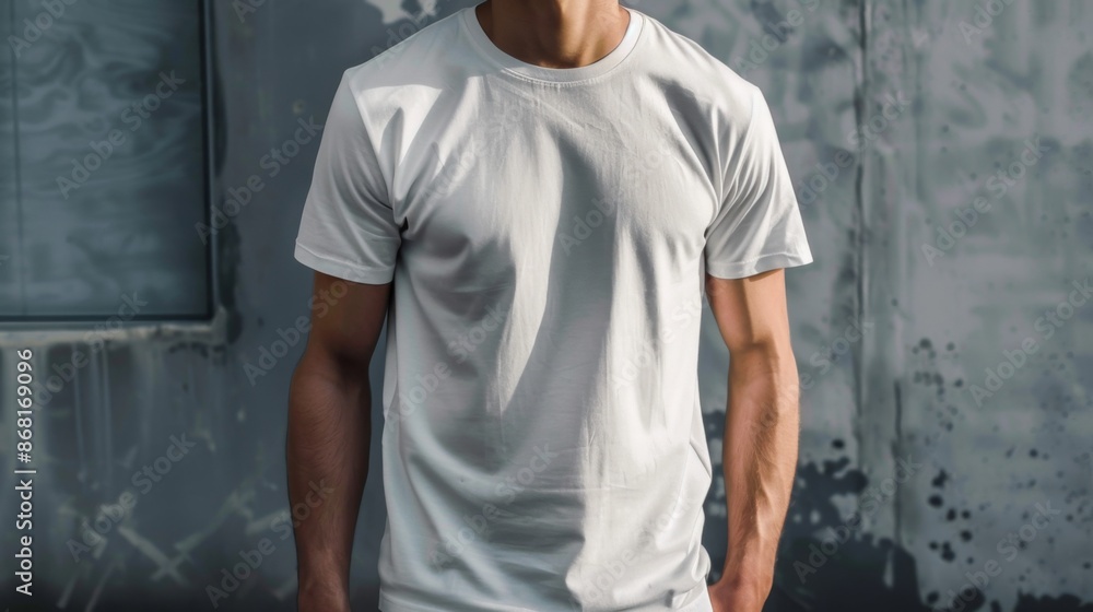 t shirt mock up simple design. Illustrtion generated by ai t shirt mock up simple design. Illustrtion generated by ai