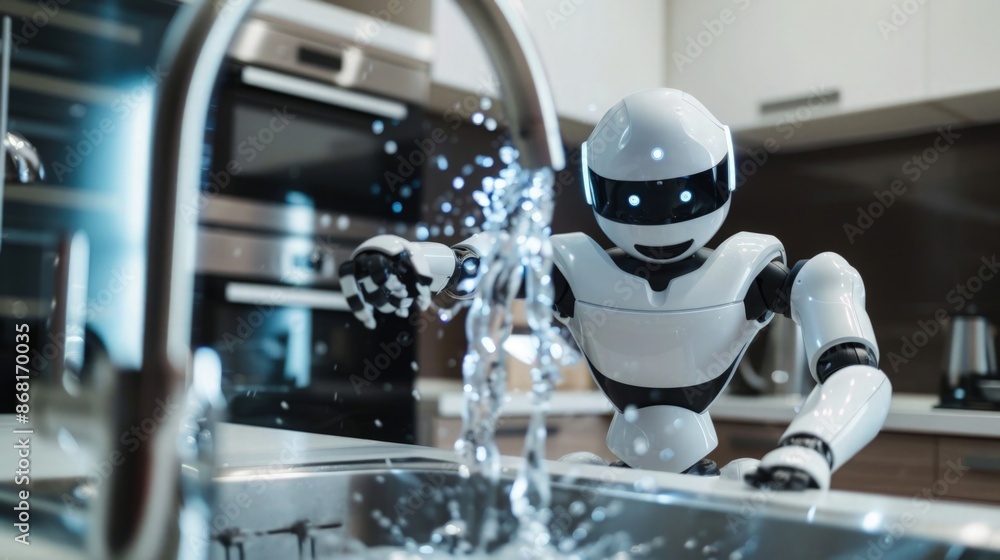 Humanoid Robots as Housekeeper Domestic Helper Doing Shores Housework 16:9 Humanoid Robots as Housekeeper Domestic Helper Doing Shores Housework 16:9