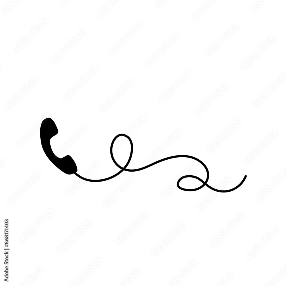 Telephone with cord Telephone with cord