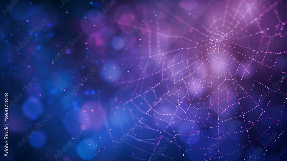Spider neet web background illustration generated by ai Spider neet web background illustration generated by ai