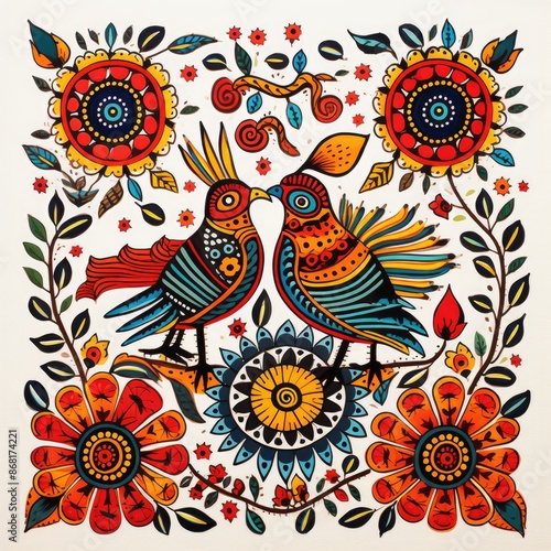 Indian Traditional Paintings Art Motifs Textile Patterns