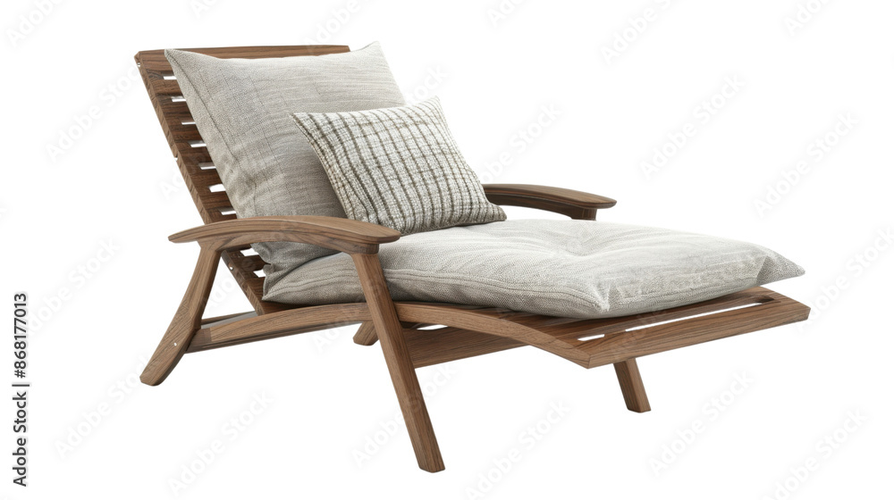 Outdoor Lounge Chair on transparent background Outdoor Lounge Chair on transparent background
