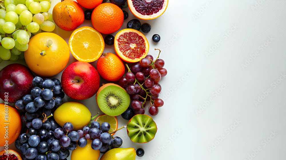 Fresh fruits on the table, template, background
Fresh fruits on the table, template, background