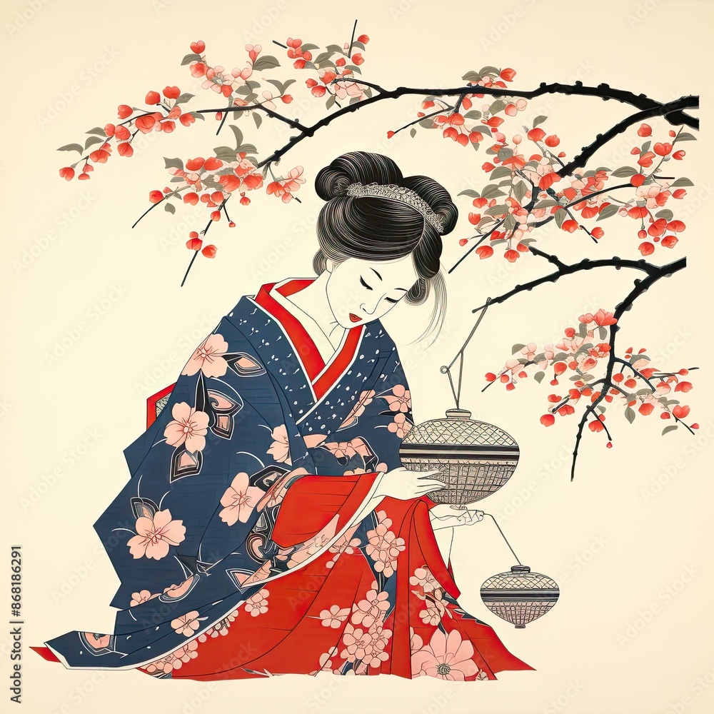 Japanese Paintings Art Mythical creatures in artwork