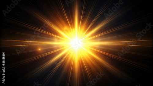 Abstract image of a natural sun flare against a black background, sun, flare, abstract, background, light, bright, natural, sky