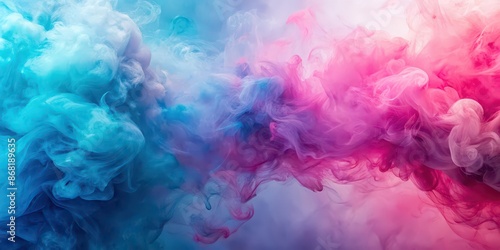 Pastel background created with multicolored pink and blue smoke , pastel, background, multicolored, pink, blue, smoke, abstract
