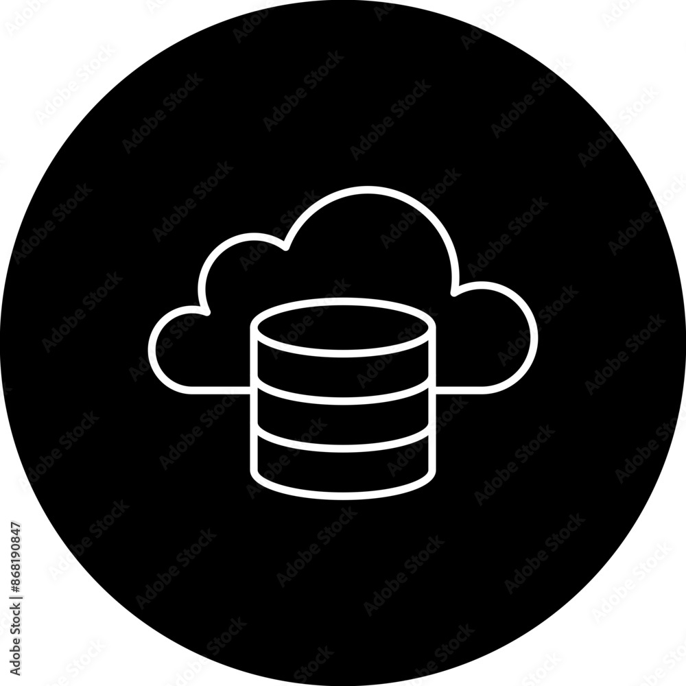 Cloud Data Icon Cloud Data Icon