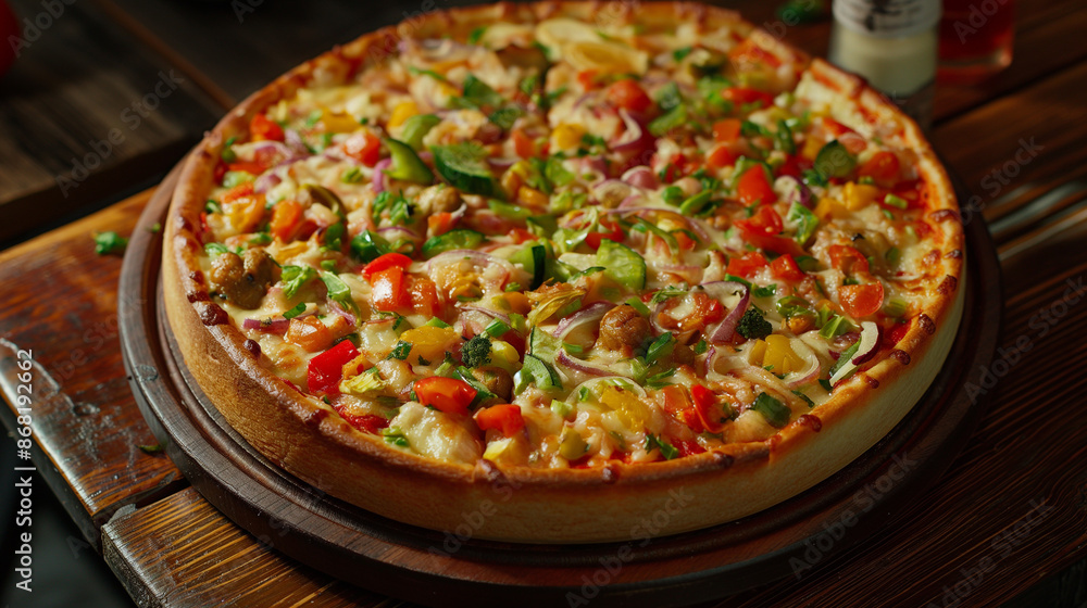 pizza with vegetables pizza with vegetables