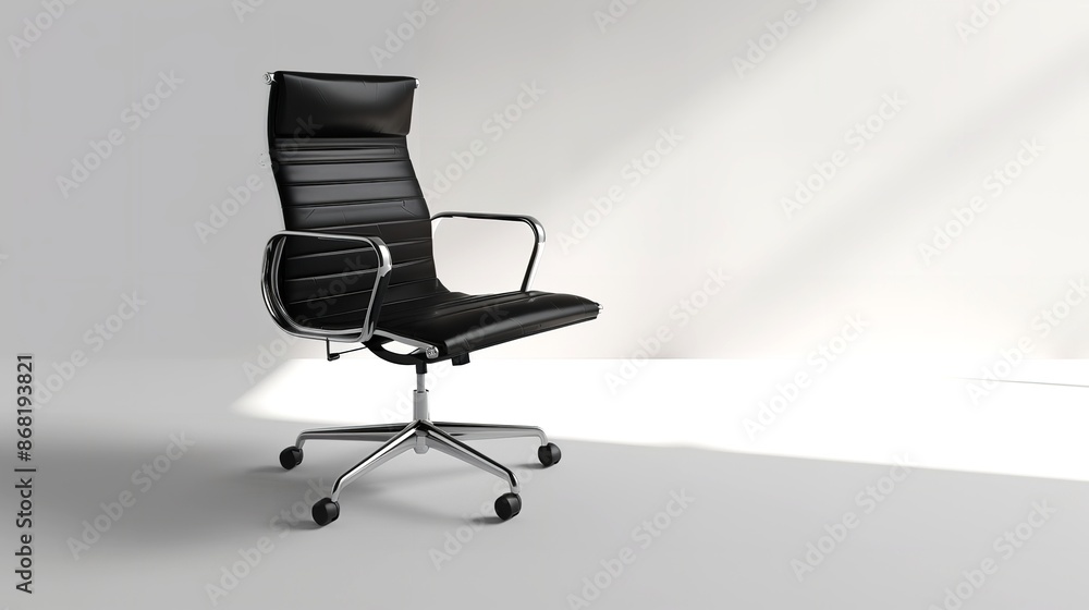Black Office Chair on White Background - Isolated
Black Office Chair on White Background - Isolated