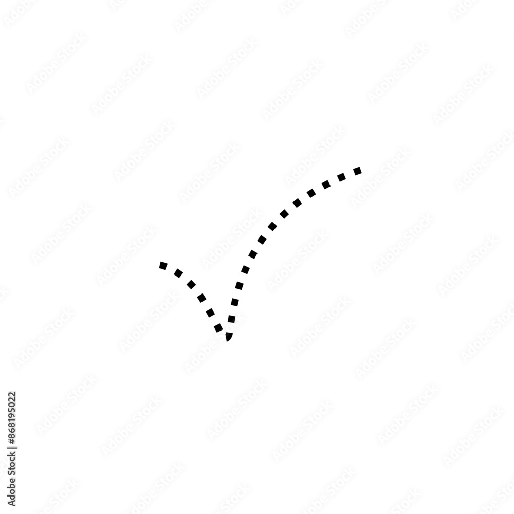 dotted line check mark dotted line check mark