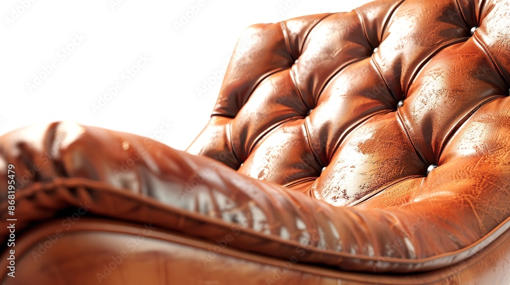Throne Chair in Black Leather with Gold Accents on White Background
Throne Chair in Black Leather with Gold Accents on White Background