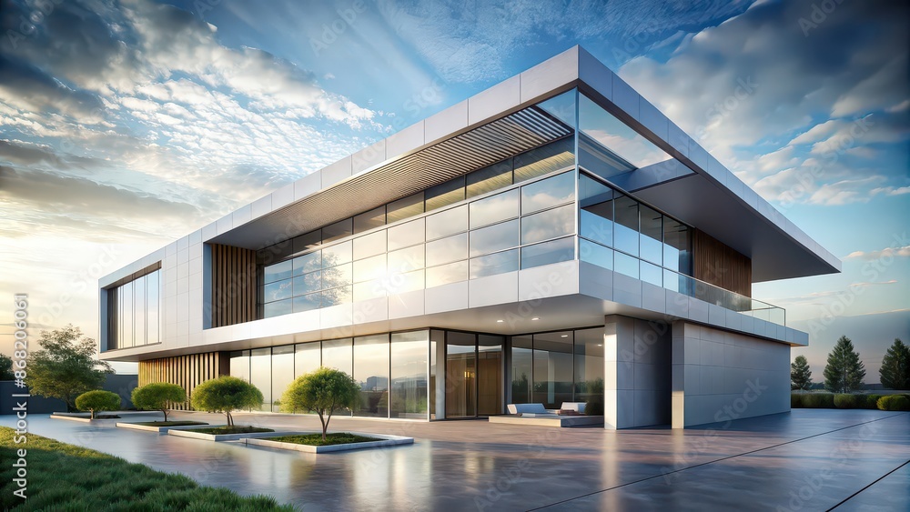 Minimal modern building with futuristic architecture, minimalist, modern, building, futuristic, architecture, design Minimal modern building with futuristic architecture, minimalist, modern, building, futuristic, architecture, design